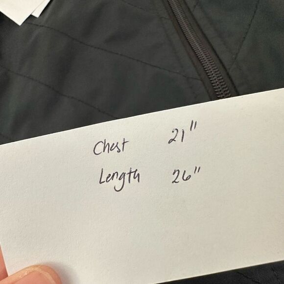 COLUMBIA woMens Black lightweight Fleece & softshell zip puffer vest medium - Picture 8 of 8